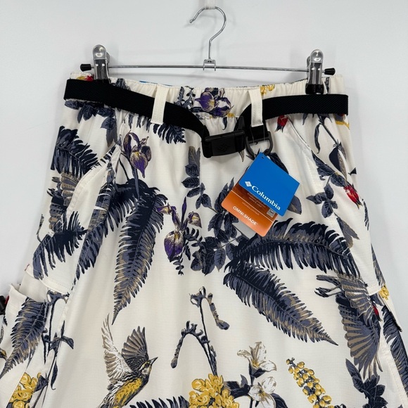 Columbia Field Creek Utility Skirt in Floral Bird Wildlife Print Size S NWT - Picture 6 of 16